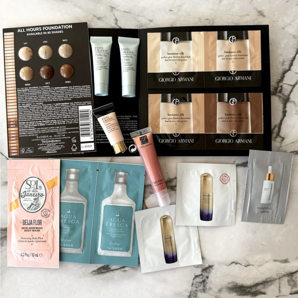 Bundle all in photos for one price.Brand new sample make-up